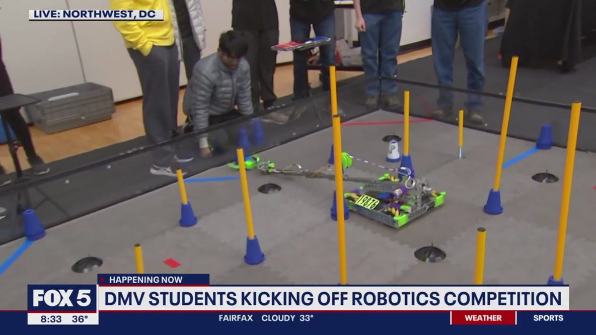 Northwest DC school hosts robotics competition